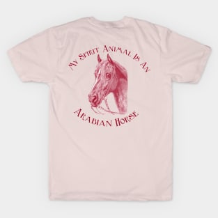 Arabian Horse - Pink T-Shirt